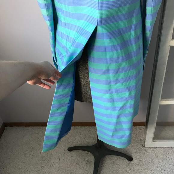 Charles Nolan striped long jacket - Picture 5 of 7